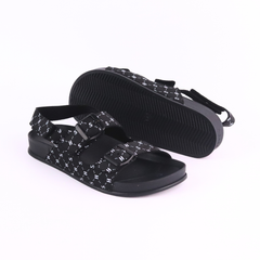 Giày Đi Học Sandal 2 khoá Monogram HISHOO D132