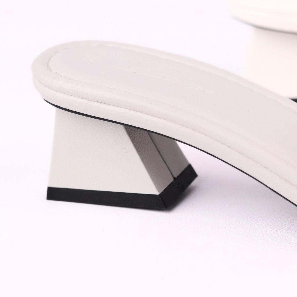 Giày Cao Gót 5cm Đế Vuông Quai Ngang Hishoo S039