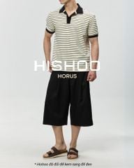 Dép đế trấu birken quai ngang xé dán premium HISHOO B105