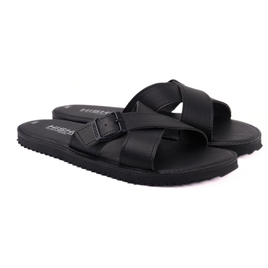 Dép lê bệt Daily Trek Sandal (Sandal đi bộ đường dài) Nam quai ngang chéo có khóa lót da premium Felix HISHOO P096