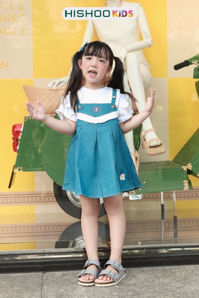 Dép đế trấu birken bé trai bé gái 2 khoá premium HISHOO B093