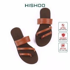 Dép Lê Nữ Xỏ Ngón Đế Bệt Quai Ngang có Bigsize HISHOO S035