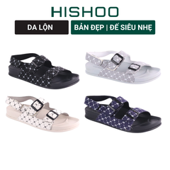 Giày Đi Học Sandal 2 khoá Monogram HISHOO D132