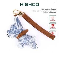 Móc khóa Charm [Chó Jouy] phụ kiện gắn túi xách, móc chìa khóa Hishoo C002