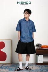 Dép đế trấu birken quai ngang xé dán MẶT ĐEN HISHOO S105