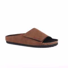 Dép đế trấu birken xé dán Form Công Thái Học quai ngang da lộn HISHOO R108