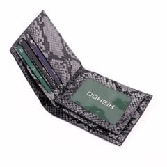 Ví Da Ngang Nam Nữ Đựng Thẻ [DA RẮN] Alpha Da Bò Phụ Kiện Hishoo V005