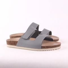 Dép đế trấu birken quai ngang xé dán premium HISHOO B105