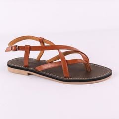 Giày Sandal Nữ Quai Ngang Có Bigsize Hishoo S023