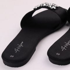 Dép Lê Nữ Đế Bệt Quai Ngang Đính đá có Bigsize HISHOO S145