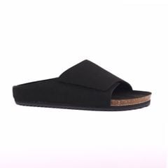 Dép đế trấu birken xé dán Form Công Thái Học quai ngang da lộn HISHOO R108