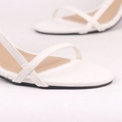 Giày Sandal Nữ Cao Gót 7cm Quai Mảnh Hishoo S009