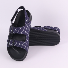 Giày Đi Học Sandal 2 khoá Monogram HISHOO D132