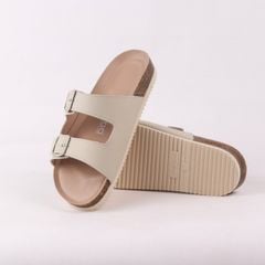 Dép đế trấu birken bé trai bé gái 2 khoá premium HISHOO B093