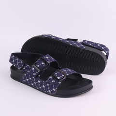 Giày Đi Học Sandal 2 khoá Monogram HISHOO D132