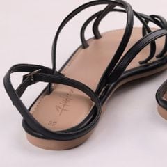 Giày Sandal Nữ Dây Mảnh Quai Đan Chéo Hishoo S038