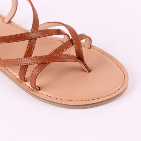Giày Sandal Nữ Quai hậu Xỏ Ngón Dây Mảnh Hishoo S022