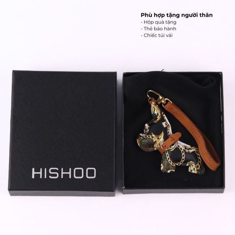 Móc khóa Charm [Chó Phục Hưng] phụ kiện gắn túi xách, móc chìa khóa Hishoo C002