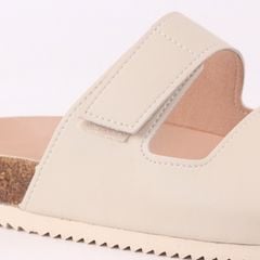 Dép đế trấu birken quai ngang xé dán premium HISHOO B105