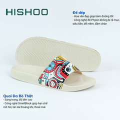 Dép quai ngang da bò lộn Xứ Sở Máy Ảnh HISHOO U112