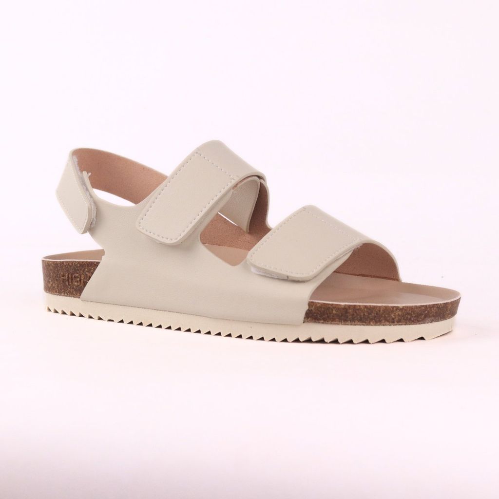 Dép đế trấu birken bé trai bé gái  sandal quai ngang xé dán premium HISHOO B110