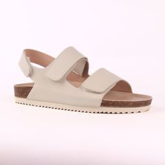 Dép đế trấu birken bé trai bé gái  sandal quai ngang xé dán premium HISHOO B110