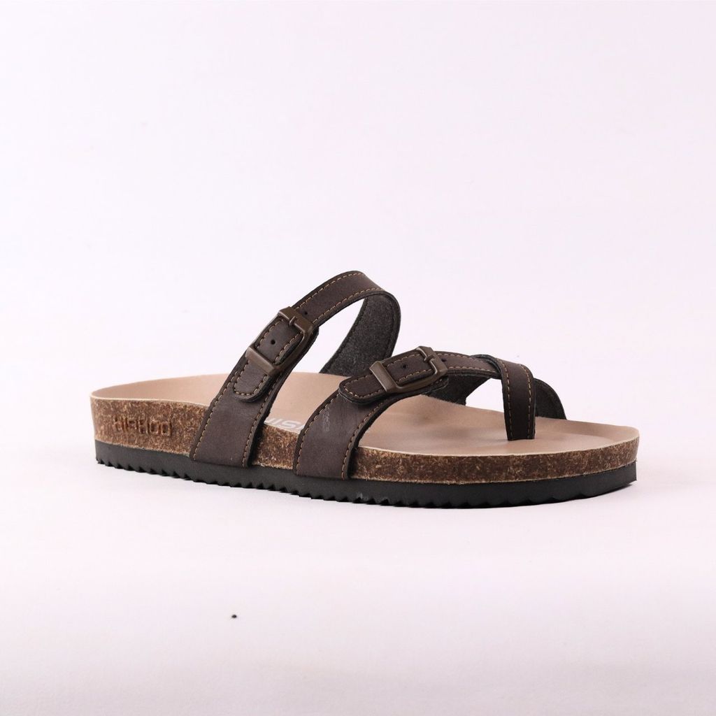 Dép đế trấu birken bé trai bé gái  xỏ ngón premium HISHOO B098