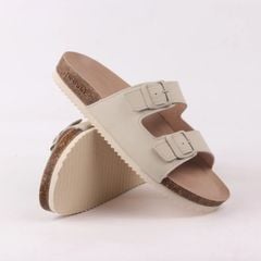 Dép đế trấu birken 2 khoá premium HISHOO B093