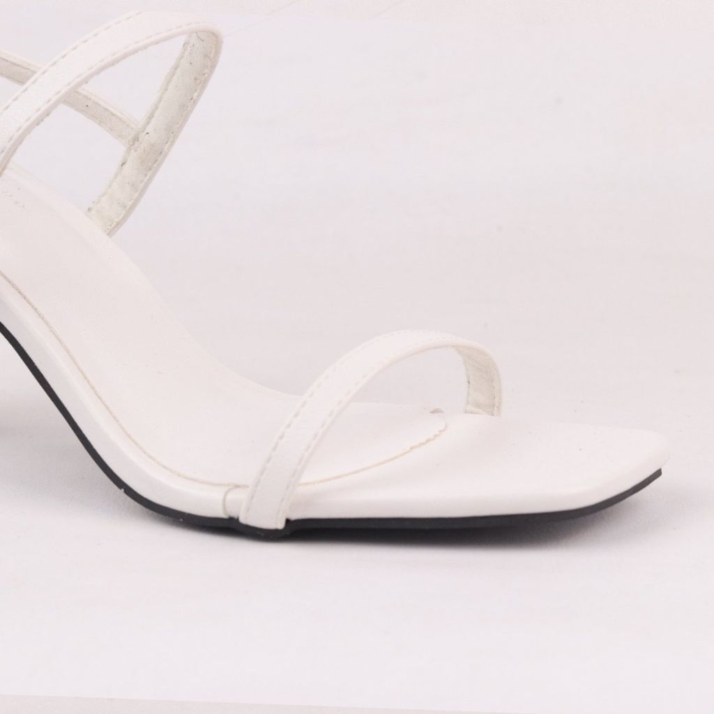 Giày Sandals Nữ Cao gót 7cm Quai Ngang Hishoo S170