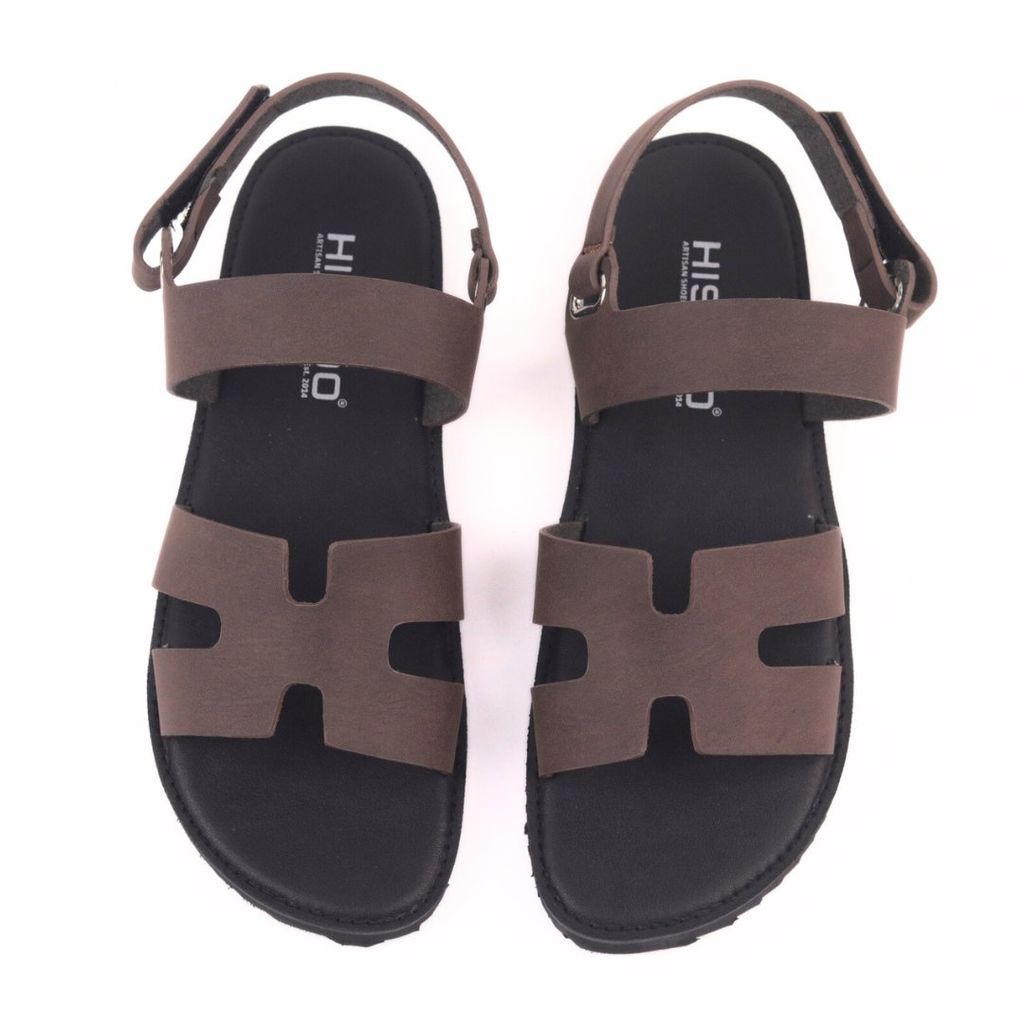 Dép Sandal Daily Trek Sandal (Sandal đi bộ đường dài) Nam chữ H lót da premium Felix HISHOO P115