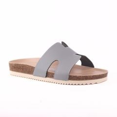 Dép đế trấu birken chữ H premium HISHOO B095