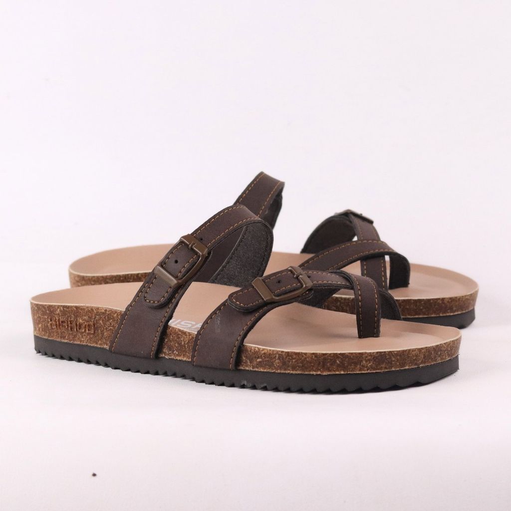 Dép đế trấu birken xỏ ngón premium HISHOO B098