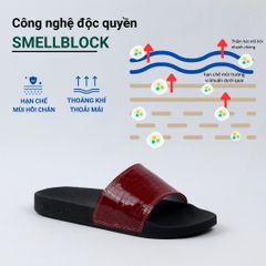 Dép quai ngang Đỏ Vẩy Rồng HISHOO U117