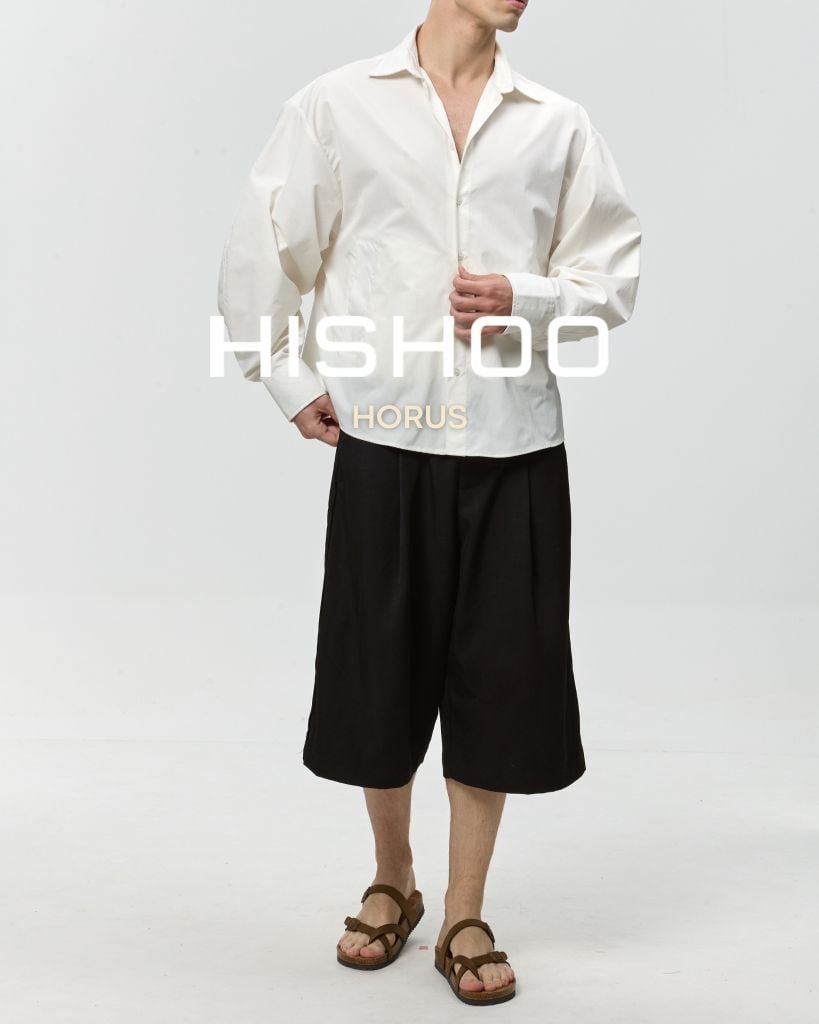 Dép đế trấu birken quai ngang xỏ ngón da lộn premium HISHOO H098