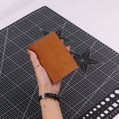 Ví Da Dáng Đứng Nam Nữ Đựng Thẻ [BÒ] Alpha Da Bò Phụ Kiện Hishoo V004