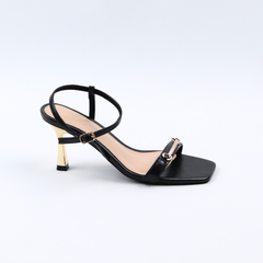Giày Cao gót Sandal Nữ quai mảnh 7cm Hishoo  S084