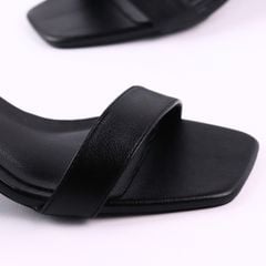 Giày Sandal Cao Gót 7cm Quai Bản Ngang Hishoo S149