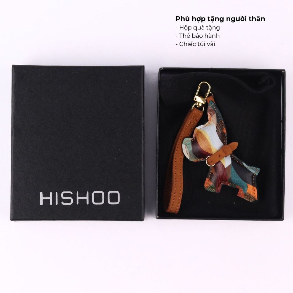 Móc khóa Charm [Chó Nhật Bản] phụ kiện gắn túi xách, móc chìa khóa Hishoo C002