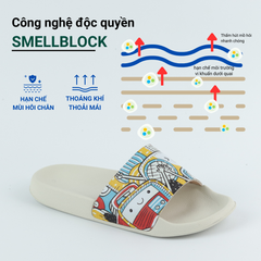 Dép quai ngang da bò lộn Xứ Sở Đồ Đạc HISHOO U112