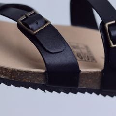 Dép đế trấu birken quai ngang xỏ ngón HISHOO S098