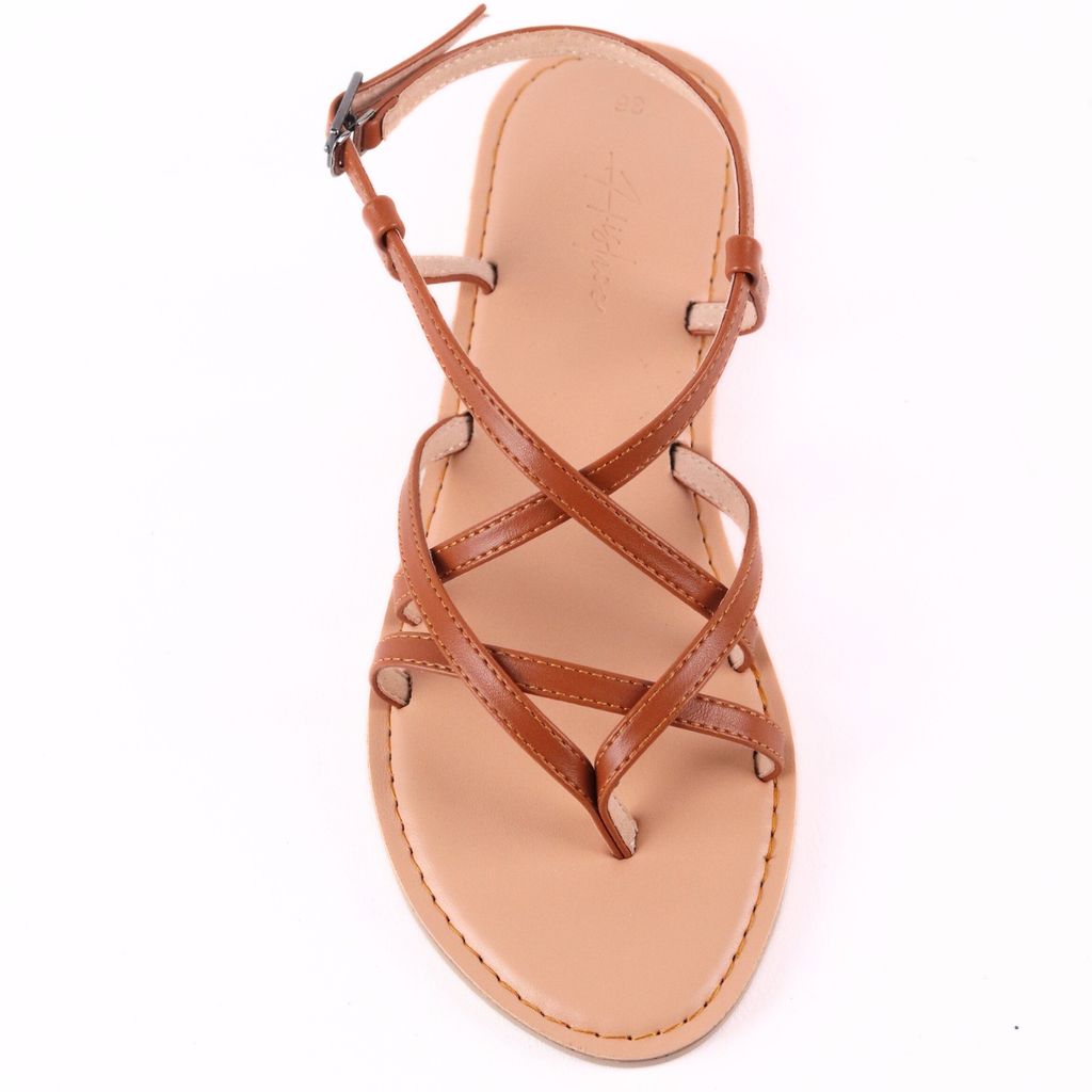 Giày Sandal Nữ Quai hậu Xỏ Ngón Dây Mảnh Hishoo S022