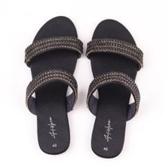 Dép Lê Nữ Đế Bệt Quai Ngang Đính đá 2 quai có Bigsize HISHOO S151