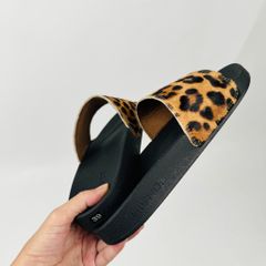 Dép quai ngang da bò Beo Cowhide HISHOO U555