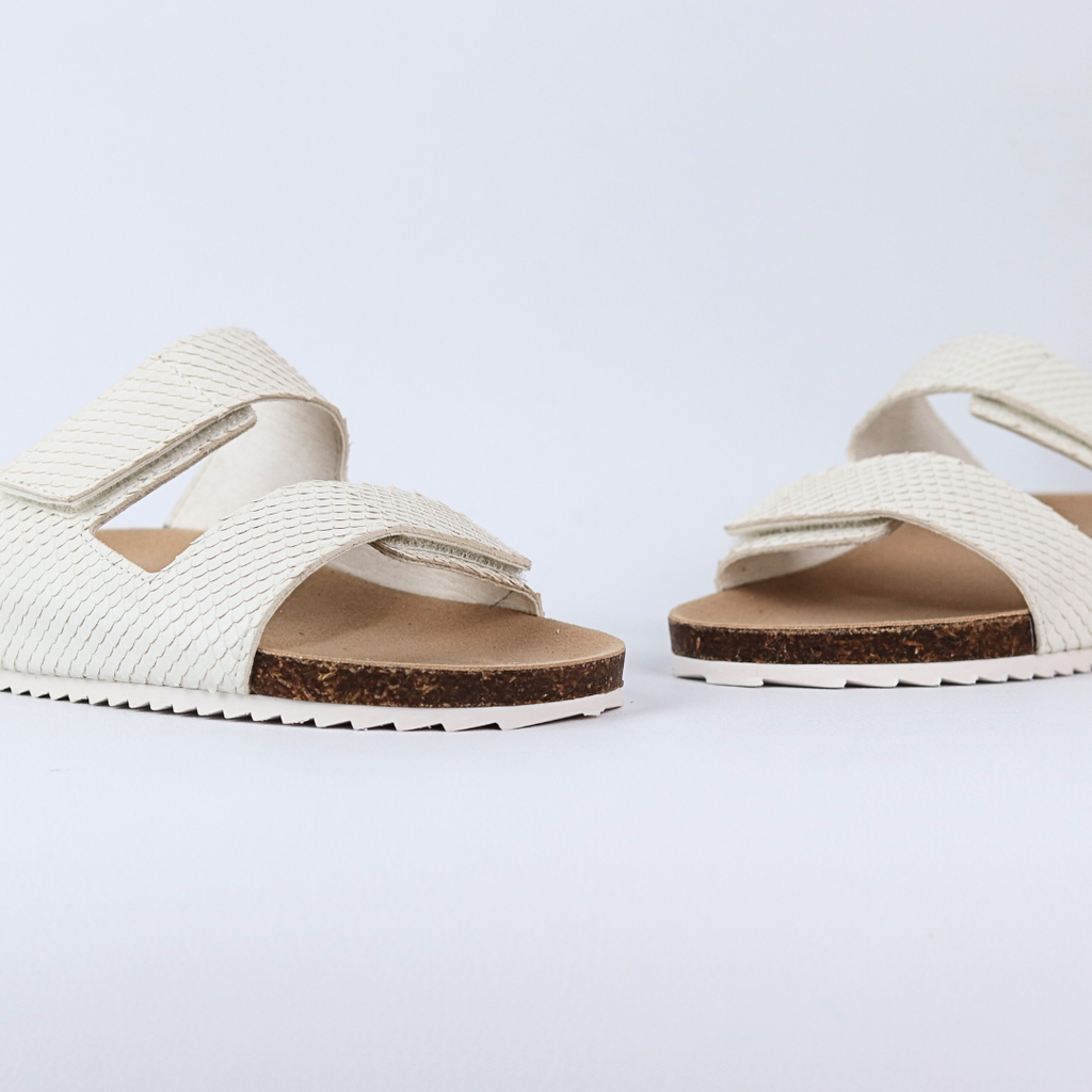 Dép đế trấu birken xé dán Da Vẩy Rồng HISHOO M105