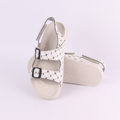Giày Đi Học Sandal 2 khoá Monogram HISHOO D132