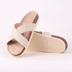 Dép đế trấu birken bé trai bé gái quai ngang chéo premium HISHOO B096