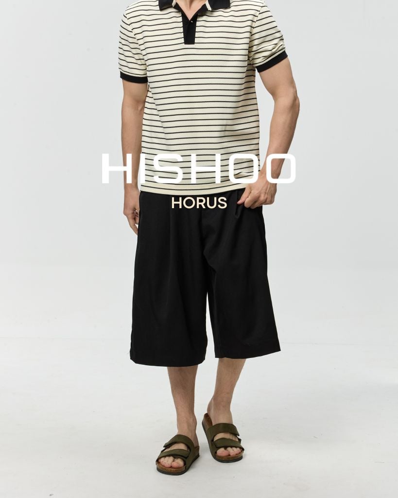 Dép đế trấu birken quai ngang xé dán da lộn premium HISHOO H105