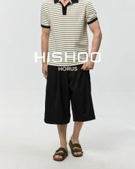 Dép đế trấu birken quai ngang xé dán da lộn premium HISHOO H105