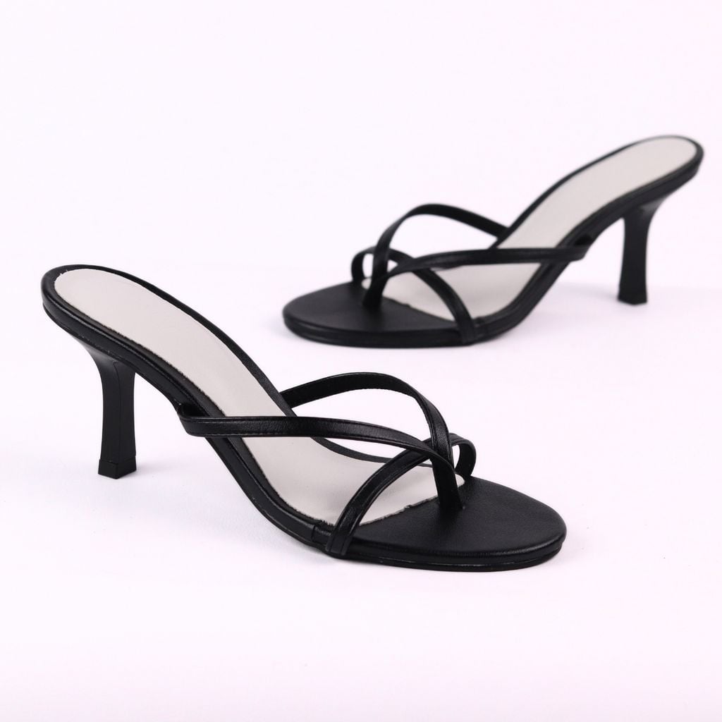 Giày Cao Gót Cao 7cm Quai Mảnh Hishoo S016