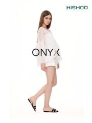 Dép Lê Nữ Đế Bệt Quai Ngang Đính Đá Có Bigsize HISHOO S063